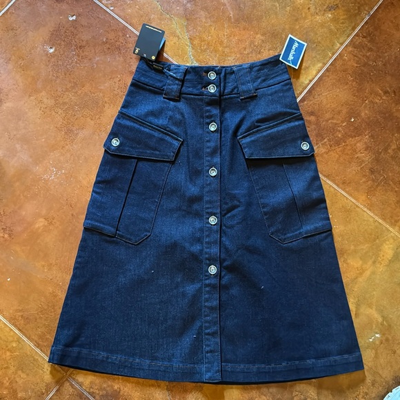 MOSSIMO DUTTI JEAN SKIRT - Picture 1 of 1